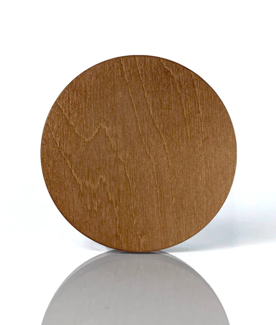 Wooden Lid with fitment for DOF Jars