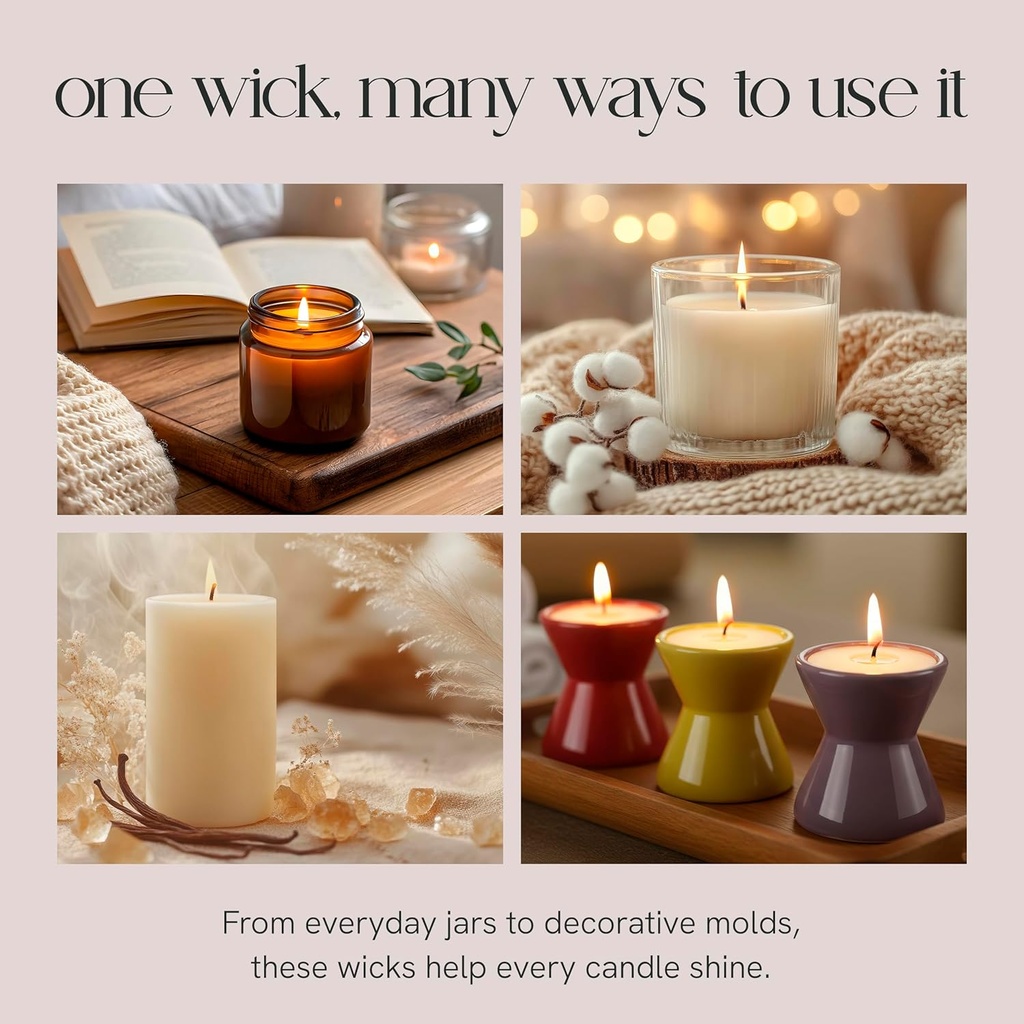 Cotton Core Wicks, many uses