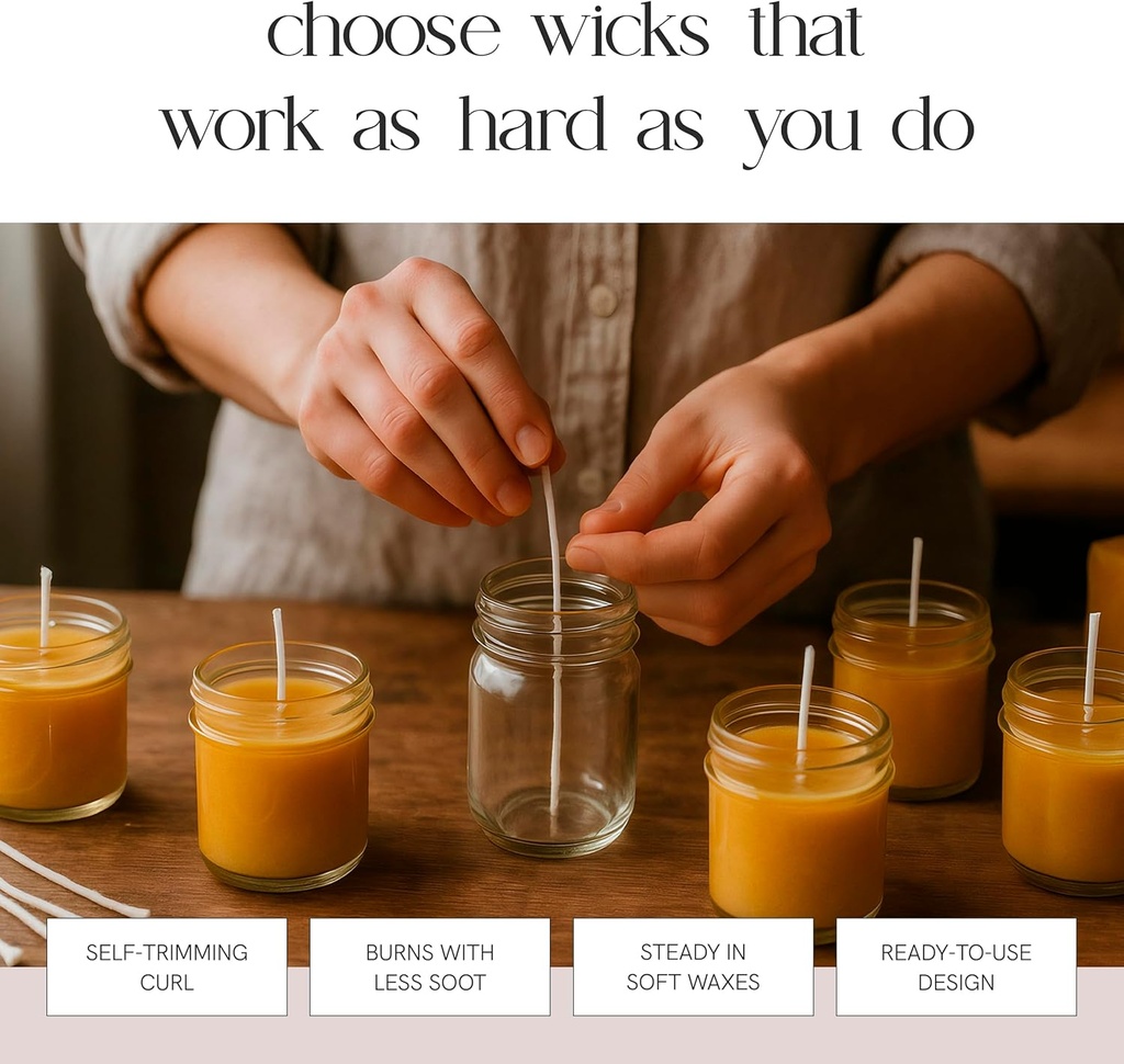 ECO Wicks, less soot