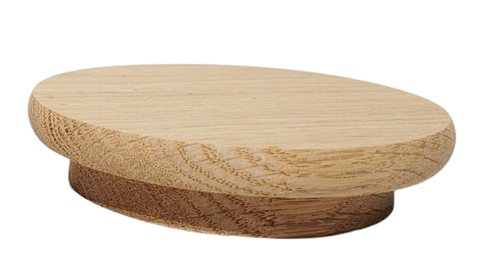 Wooden Lid with fitment for jars with 2 7/8" to 3 1/8" Opening Pack of 12