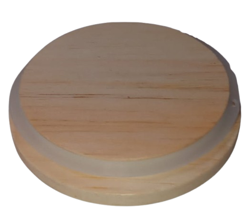 Wooden Lid with fitment for DOF Jars
