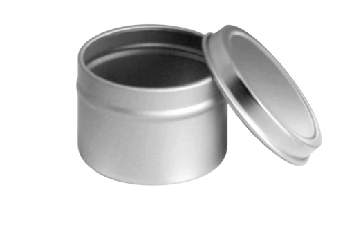 [45097] 8 oz Deep Rolled Edge Candle Tin with Rolled Edge Lid