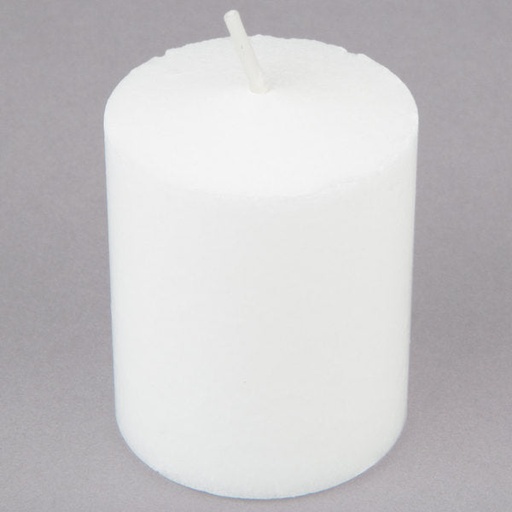 [515-36-1] EAP Innovations Unscented White 15-hour Votives, Case of 36