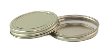 [AH4305-12] Gold CT Lid for Mason Jars - Pack of 12