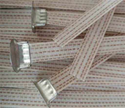 [73001] Precision Ribbon Wick - Small - 4", Pack of 100