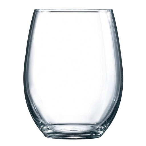 [C8832] Arcoroc C8832 Perfection 9 Oz. Stemless Wine Glass - 12 / CS